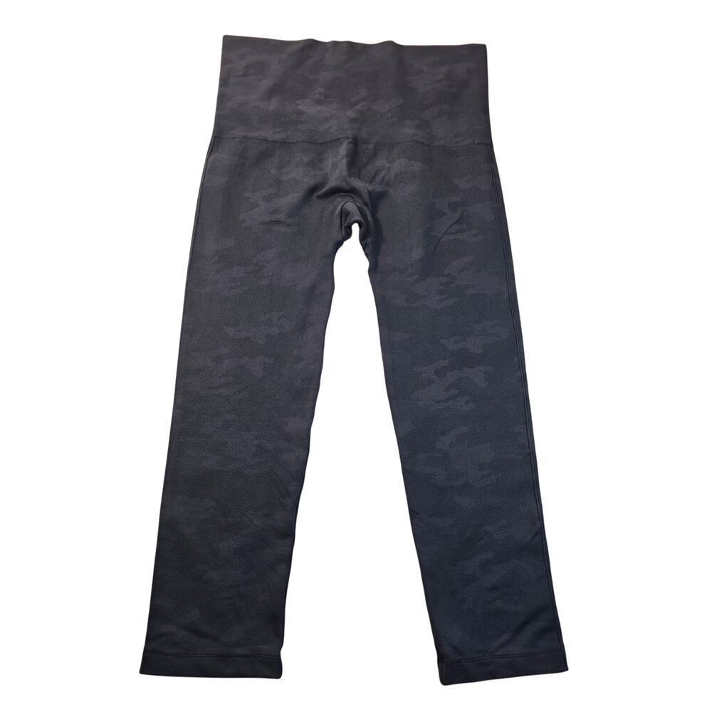 SPANX Look at Me Now Seamless Leggings, Black Camo 1X NWOT shaping active comfy
